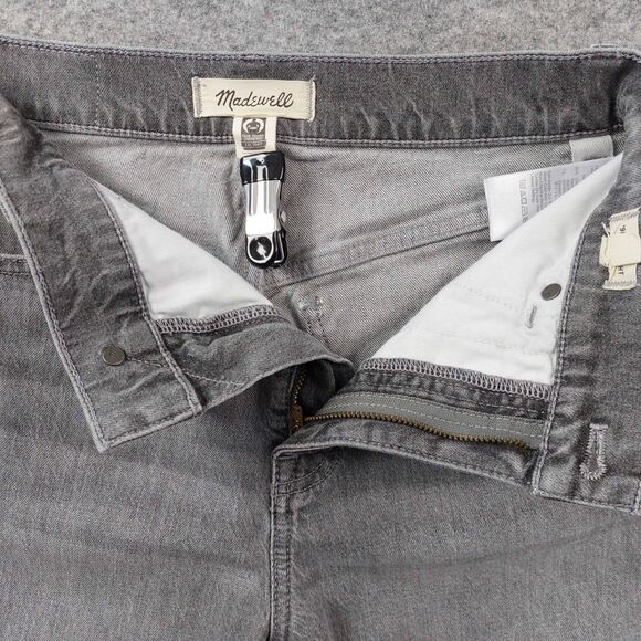 Madewell ’90s Straight Jeans Women’s Sz 26 Gray Wash High Rise Classic Denim - Picture 8 of 12